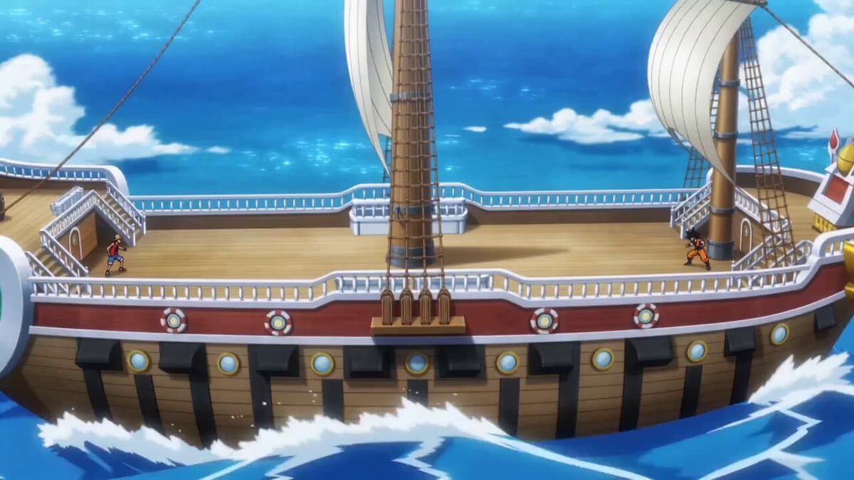Luffy and Goku Fight on the Sunny preview