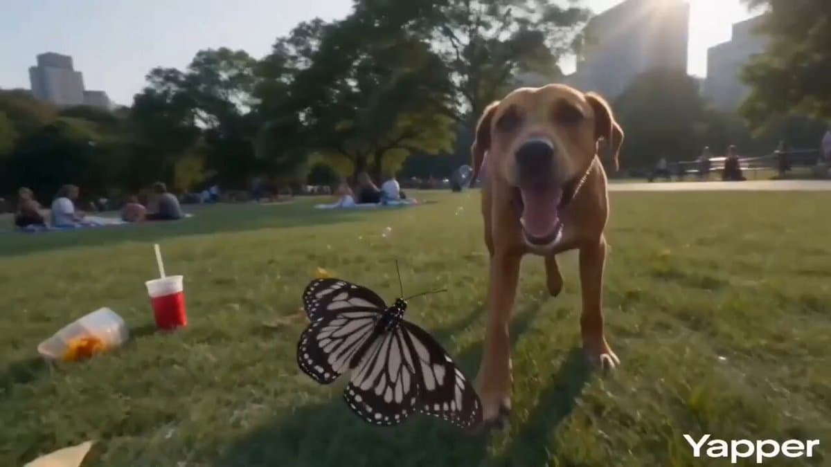 Butterfly FPV Shot over Chaotic Picnic preview