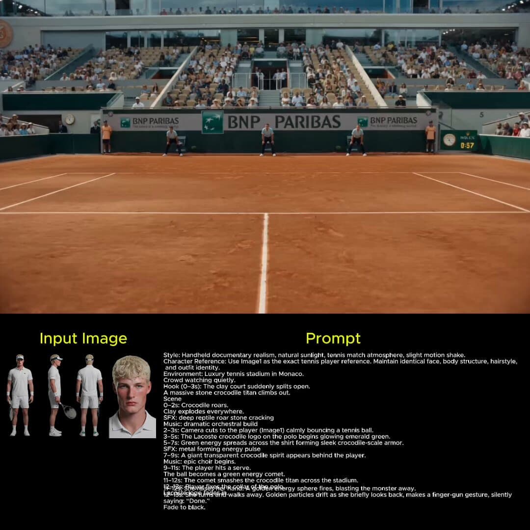 Lacoste Surreal Tennis Match preview