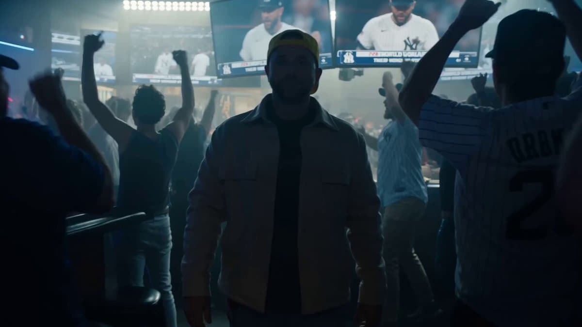 Cinematic Time-Freeze Sports Bar Prompt preview