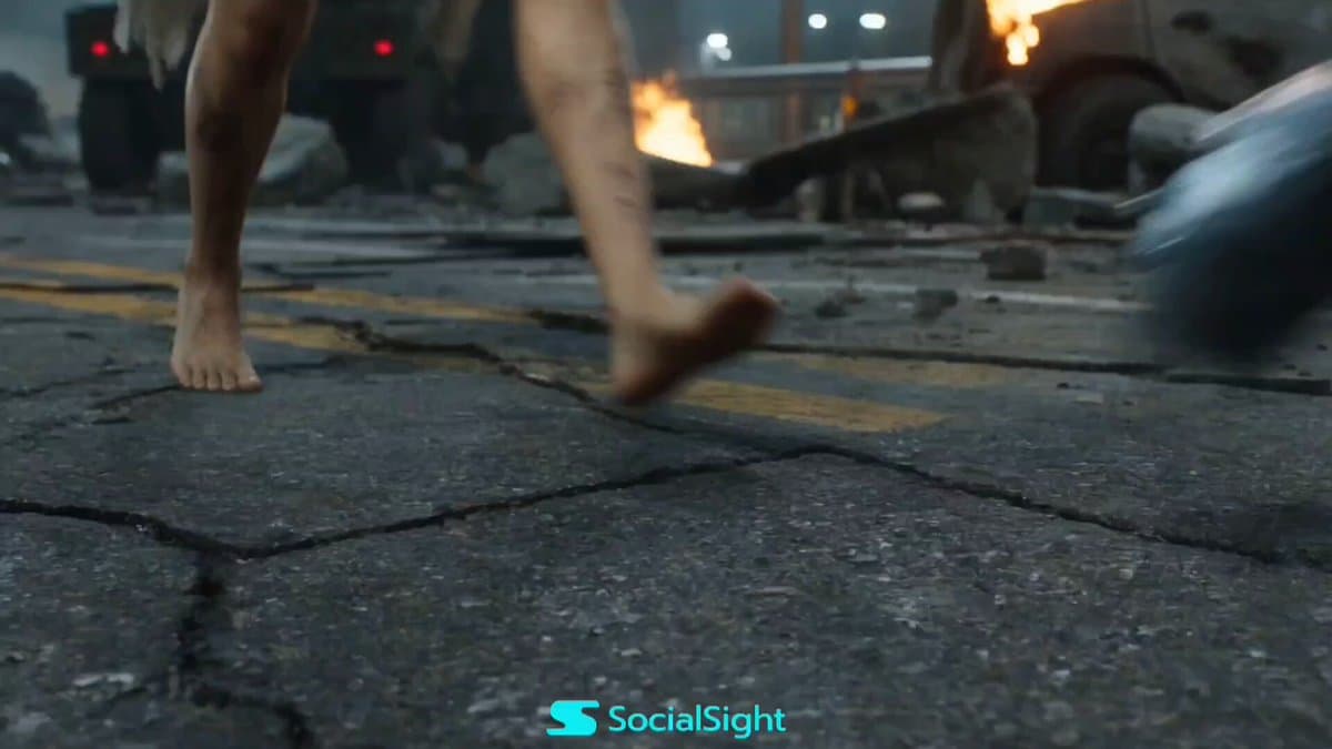 Cinematic Battle at Destroyed Gwanghwamun Gate preview