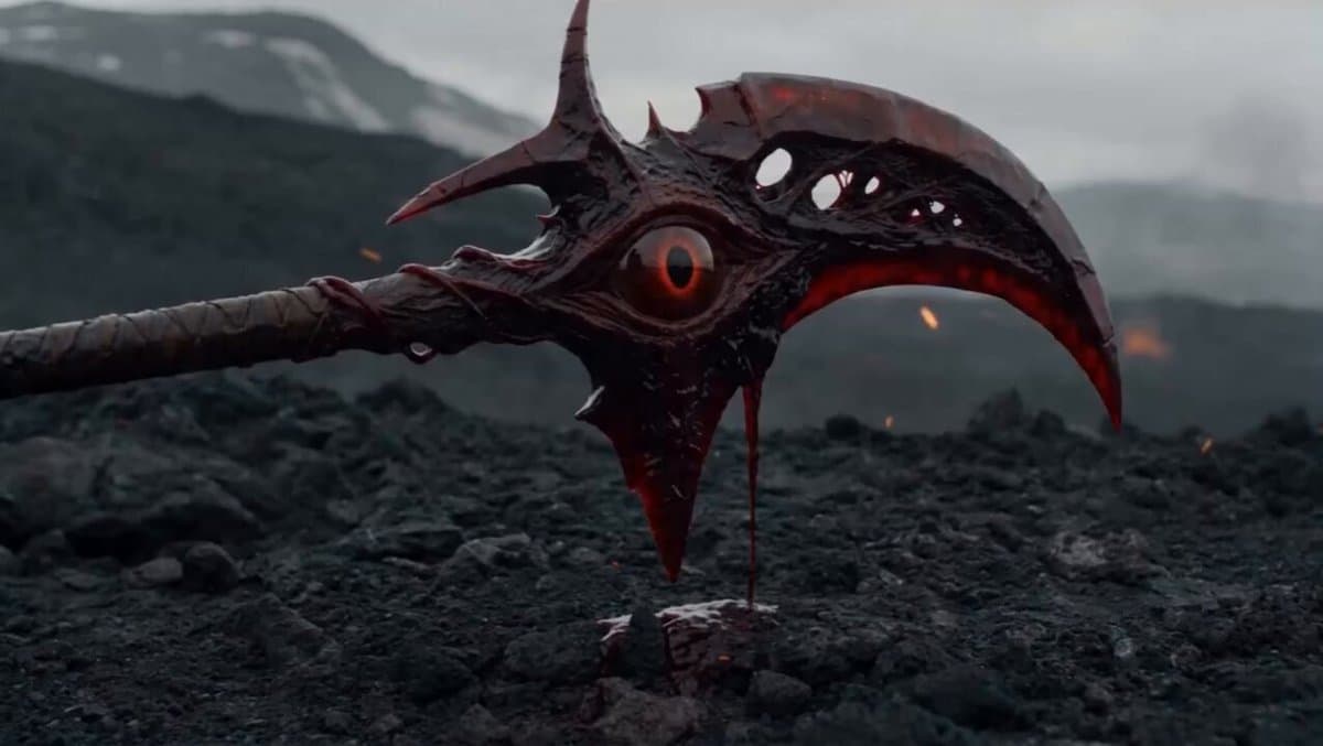 Cursed Scythe Demon Transformation preview
