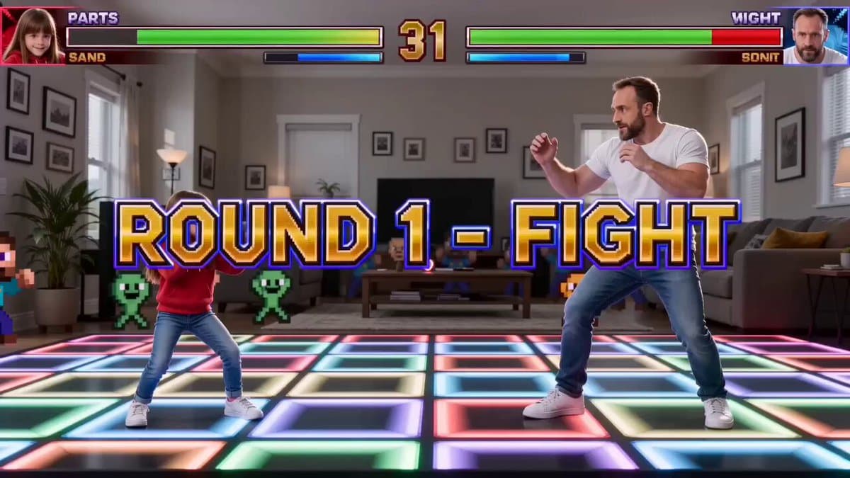 Street Fighter Father-Daughter Match Prompt preview