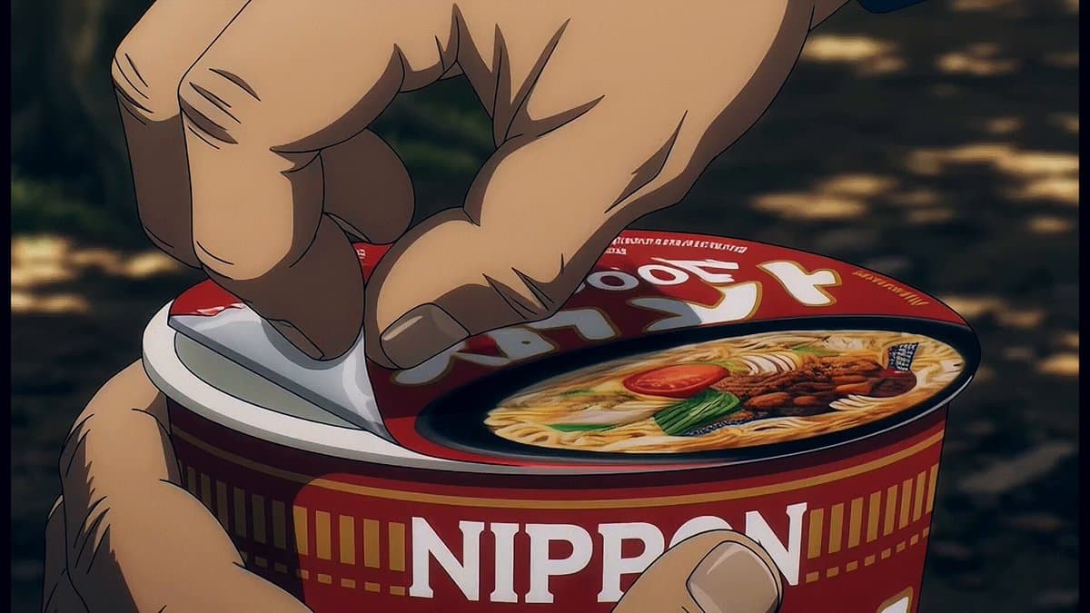 Forest Camping Cup Noodle Anime preview