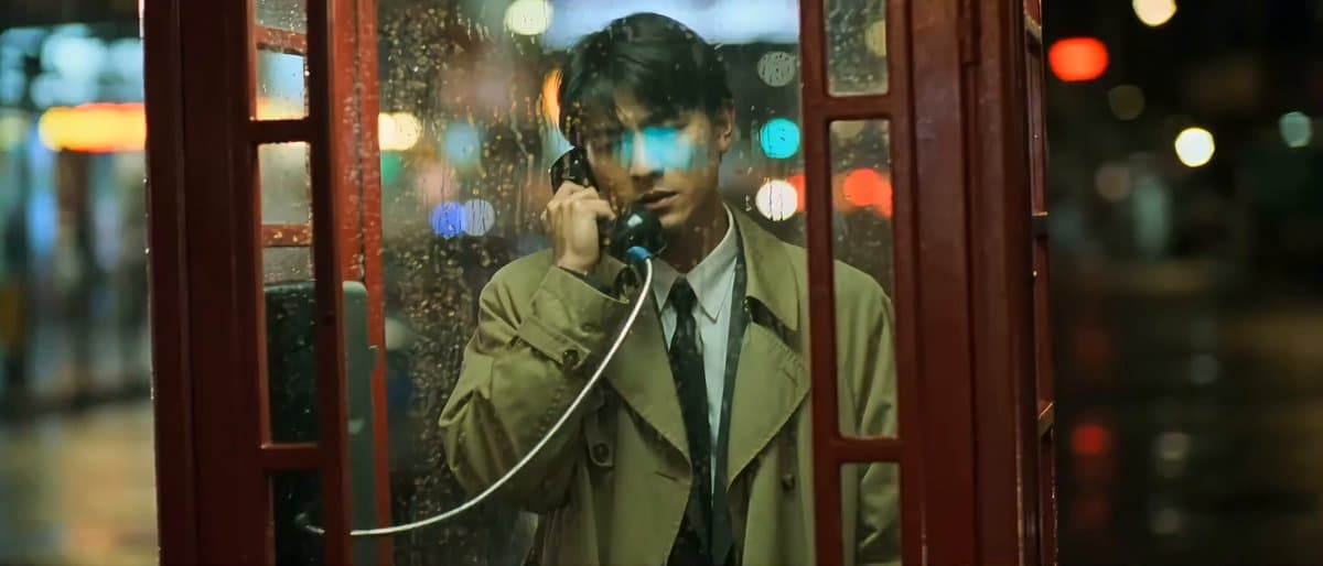 Wong Kar-wai Style Melancholy Phone Booth Scene preview