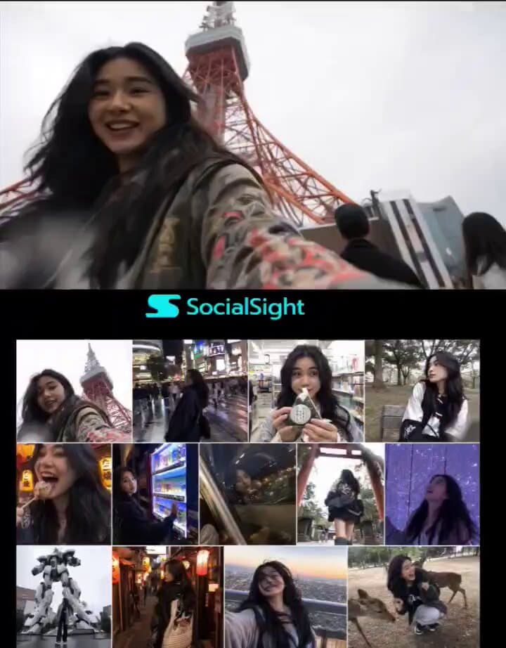 Tokyo Travel Vlogger Collage preview