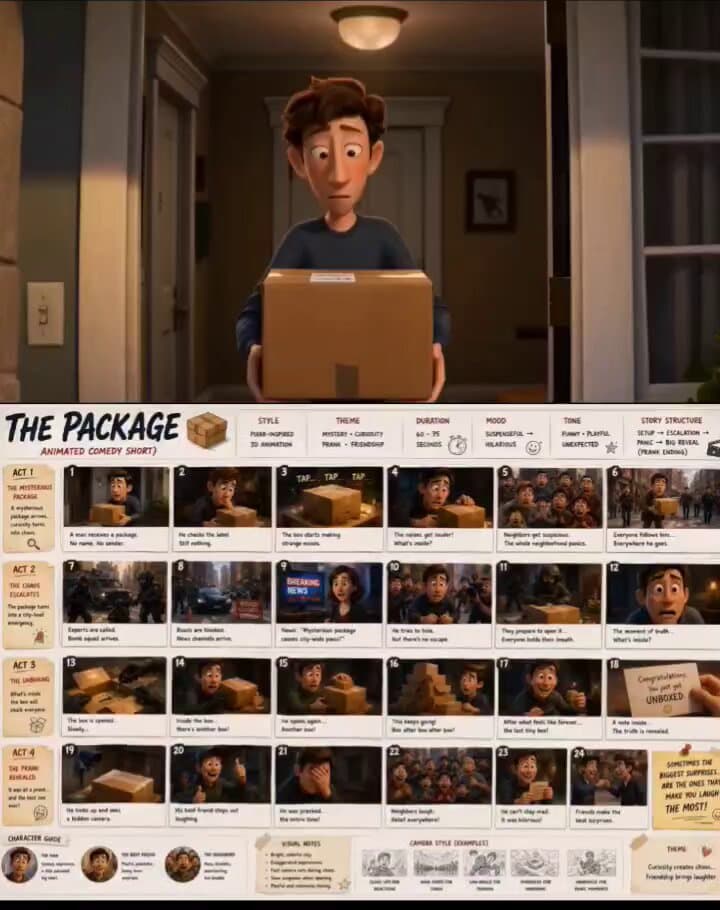 Pixar-Style 3D Animated Comedy Short preview