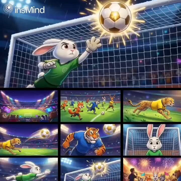 Pixar Style Rabbit Football Heroics preview
