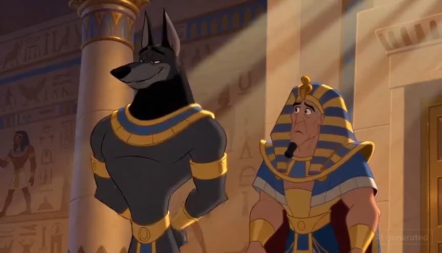 Don Bluth Style Egyptian Anubis Animation preview