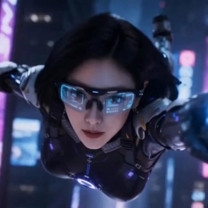 Cyberpunk Parkour Female Operative preview
