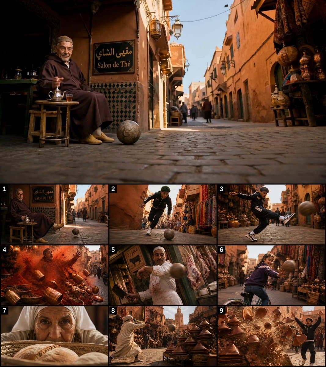 Moroccan Souk Football Chain Reaction preview