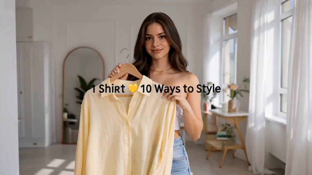 Gen Z Fashion Reel Outfit Transition preview