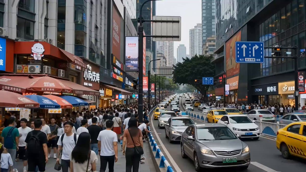 Seedance 2.0 Video Prompt: Godzilla-Sized Orange Cat in Chongqing preview