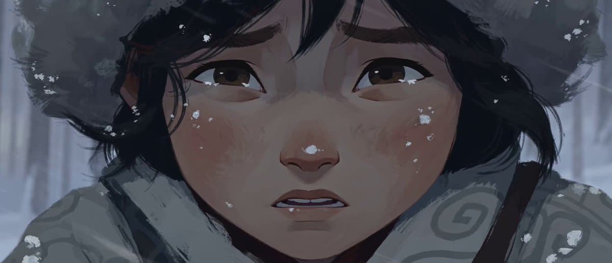 Hand-Drawn 2D Snowstorm Animation preview
