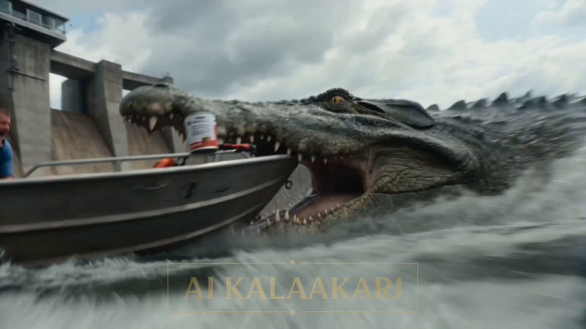 Giant Crocodile Dam Breach Sequence preview