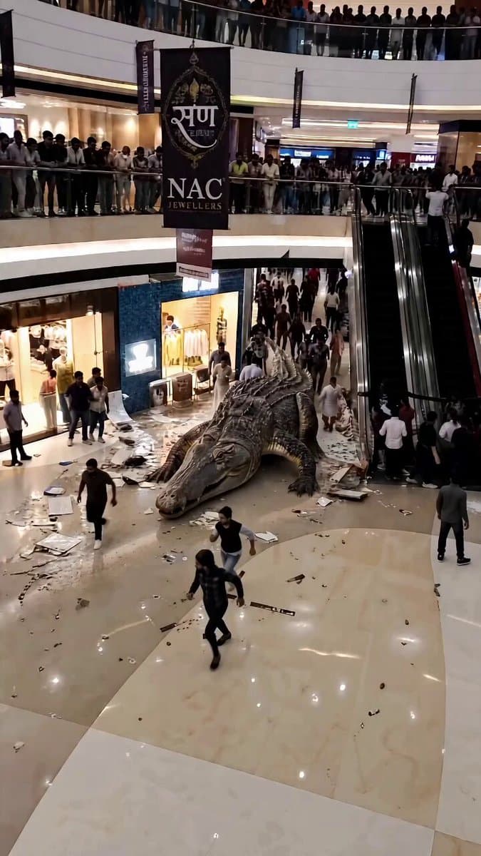 Giant Crocodile Mall Attack preview