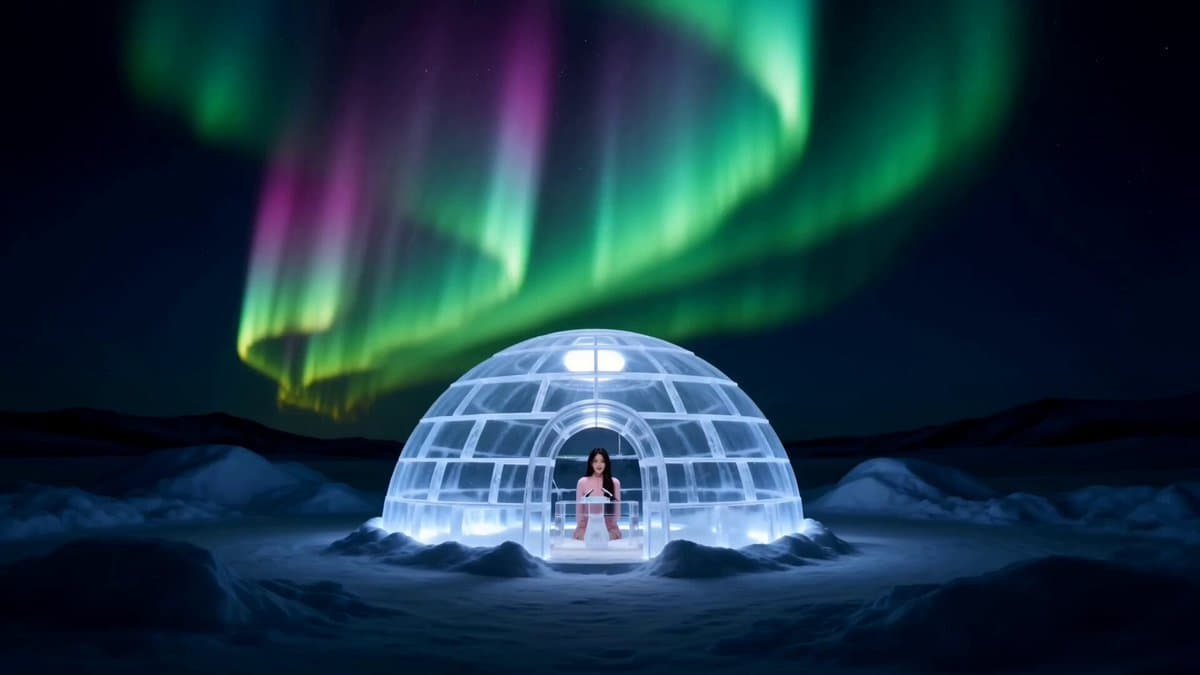 Antarctic Aurora Ice ASMR Eating preview