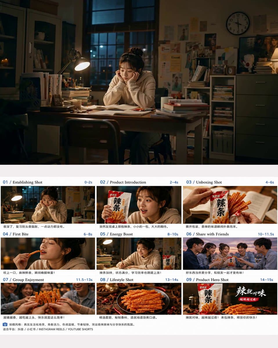Photorealistic Chinese Latiao Commercial preview