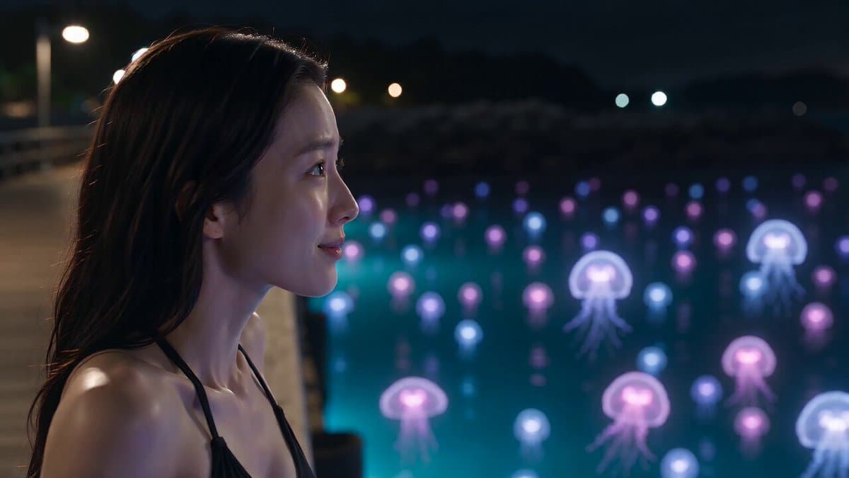 Bioluminescent Jellyfish and Prehistoric Monster Attack preview