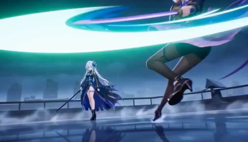 Cinematic Futuristic Anime Sword Fight preview