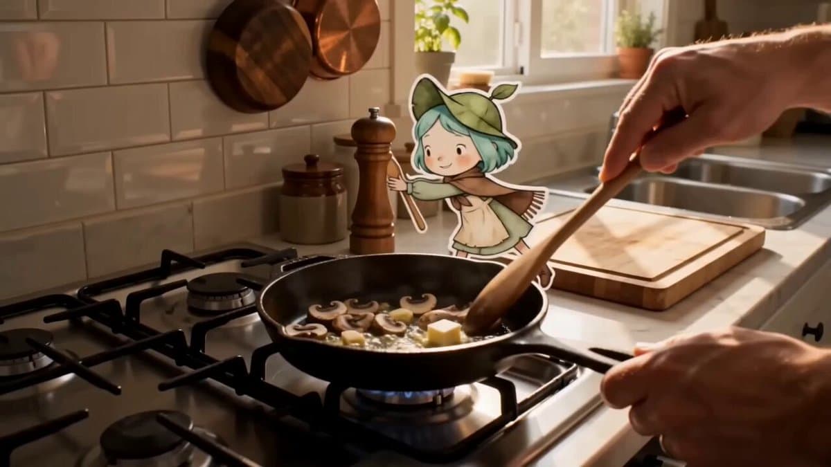 Mixed Reality Anime Sticker Cooking preview