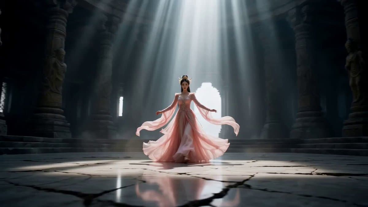 Cinematic Wuxia Celestial Warrior Dance preview