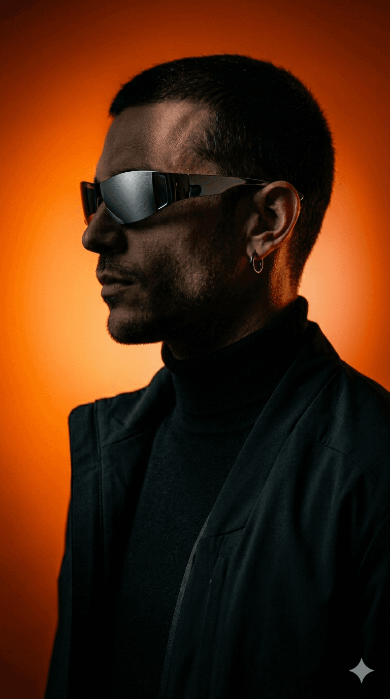 Editorial Stylish Man In Side Profile preview