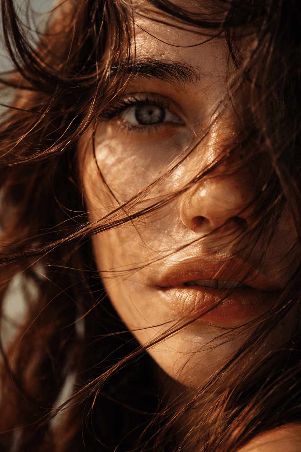 Macro Fashion Portrait, Face Cropped Very Tightly, One preview